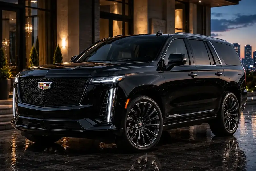 Cadillac Escalade ESV executive SUV for luxury chauffeur transportation